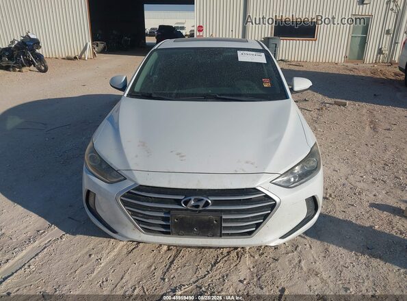 5NPD84LF6JH264488 2018 HYUNDAI ELANTRA White Вид щитка приладів