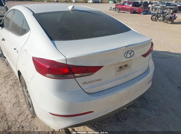 5NPD84LF6JH264488 2018 HYUNDAI ELANTRA White Вид спереду