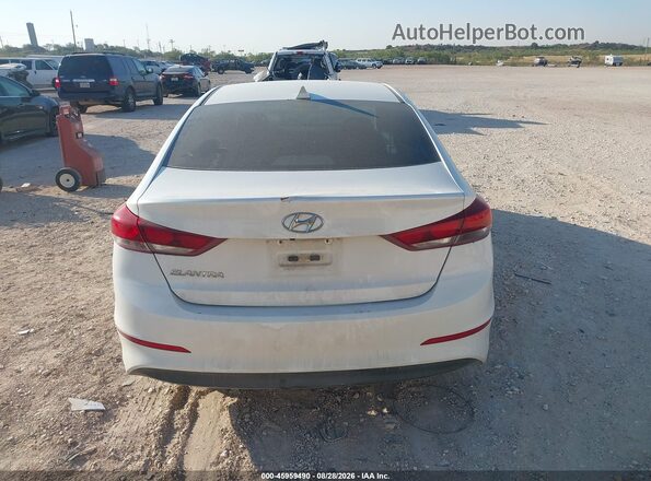 5NPD84LF6JH264488 2018 HYUNDAI ELANTRA White 