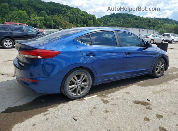 5NPD84LF6JH267715 2018 HYUNDAI ELANTRA Синий Вид сзади