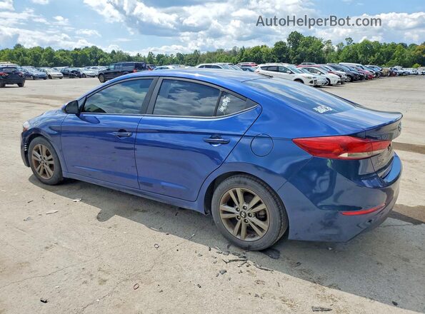 5NPD84LF6JH267715 2018 HYUNDAI ELANTRA Синий Задняя правая четверть