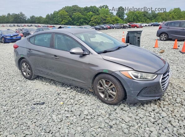 5NPD84LF6JH269318 2018 HYUNDAI ELANTRA Gray Przód prawy