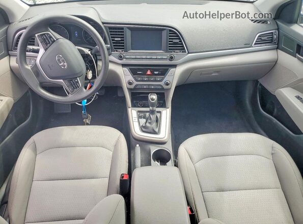 5NPD84LF6JH269318 2018 HYUNDAI ELANTRA Gray Widok deski rozdzielczej