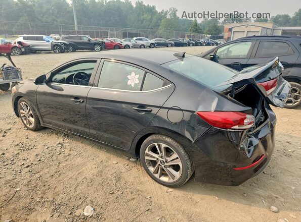 5NPD84LF6JH272221 2018 HYUNDAI ELANTRA Black Հետևի ձախ