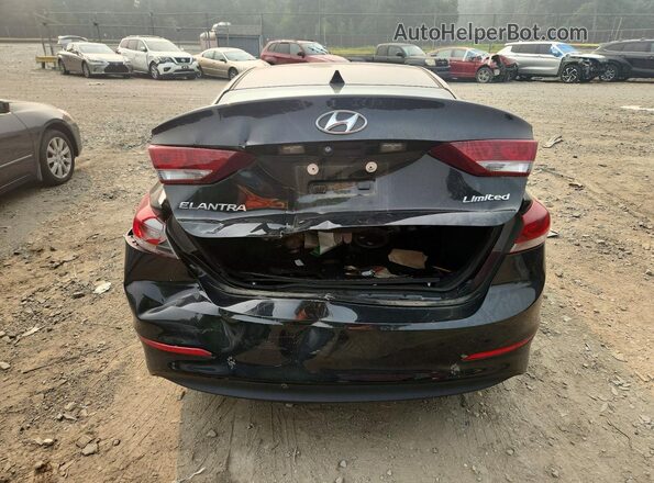 5NPD84LF6JH272221 2018 HYUNDAI ELANTRA Black Հետևի տեսք