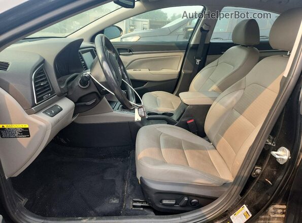 5NPD84LF6JH272221 2018 HYUNDAI ELANTRA Black Սալոնի դիմացի տեսք