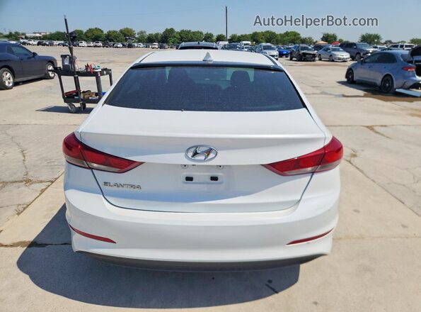 5NPD84LF6JH289973 2018 HYUNDAI ELANTRA White Widok z tyłu