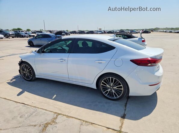 5NPD84LF6JH289973 2018 HYUNDAI ELANTRA White Tył lewy