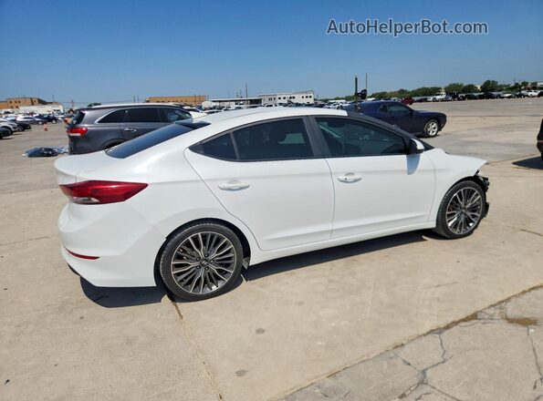 5NPD84LF6JH289973 2018 HYUNDAI ELANTRA White Tył prawy