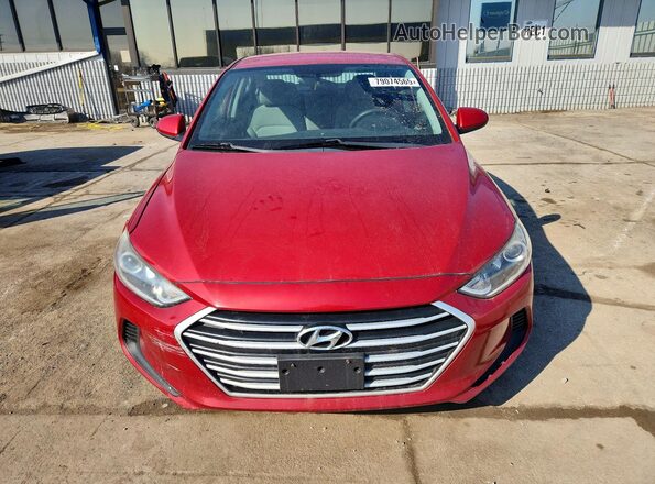 5NPD84LF6JH295739 2018 HYUNDAI ELANTRA Red წინა ხედი