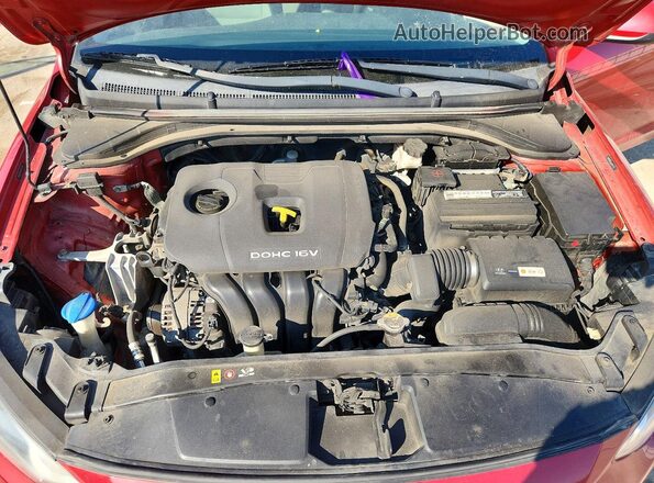 5NPD84LF6JH295739 2018 HYUNDAI ELANTRA Red უკანა სალონის ხედი