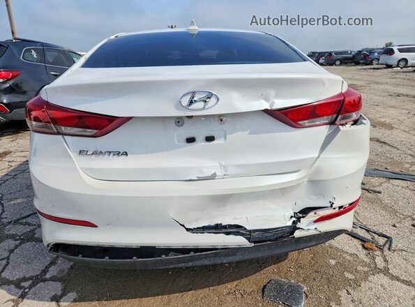 5NPD84LF6JH298477 2018 HYUNDAI ELANTRA White უკანა ხედი