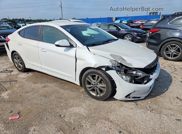 5NPD84LF6JH298477 2018 HYUNDAI ELANTRA White წინა მარჯვენა