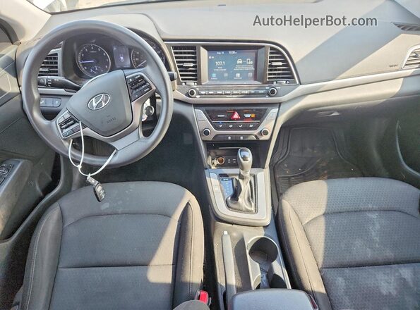 5NPD84LF6JH298477 2018 HYUNDAI ELANTRA White წინა პანელის ხედი