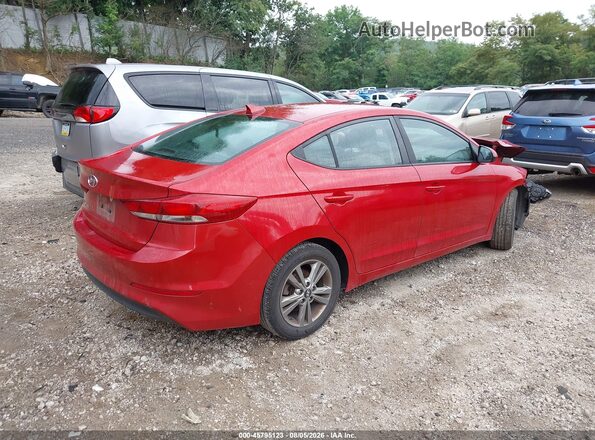 5NPD84LF6JH313902 2018 HYUNDAI ELANTRA Red Հետևի աջ
