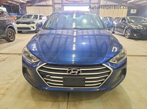 5NPD84LF6JH316217 2018 HYUNDAI ELANTRA Blue Widok z przodu