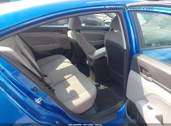 5NPD84LF6JH322650 2018 HYUNDAI ELANTRA Blue VIN კოდის სტიკერის ხედი