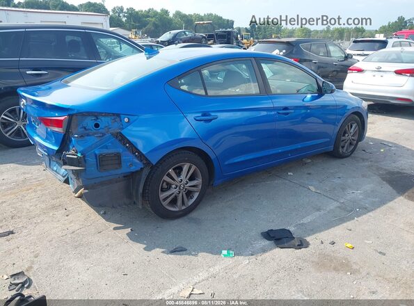 5NPD84LF6JH322650 2018 HYUNDAI ELANTRA Blue უკანა მარჯვენა