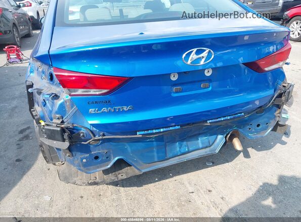 5NPD84LF6JH322650 2018 HYUNDAI ELANTRA Blue წინა ხედი