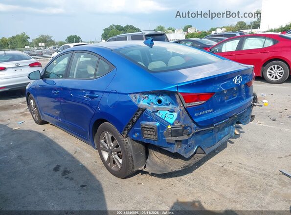5NPD84LF6JH322650 2018 HYUNDAI ELANTRA Blue 