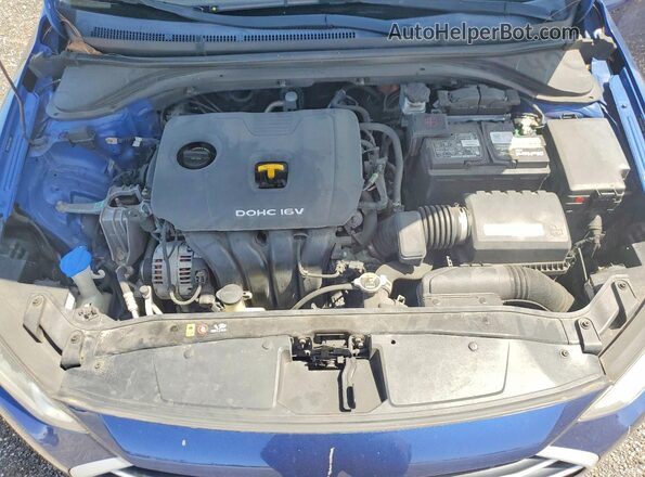 5NPD84LF6JH339609 2018 HYUNDAI ELANTRA Blue Вид задньої частини салону