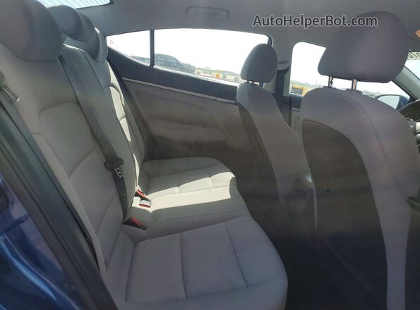 5NPD84LF6JH339609 2018 HYUNDAI ELANTRA Blue Вид задніх сидінь