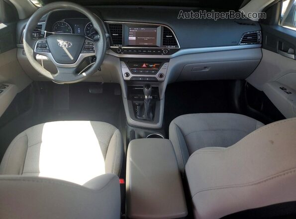 5NPD84LF6JH339609 2018 HYUNDAI ELANTRA Blue Вид панелі приладів
