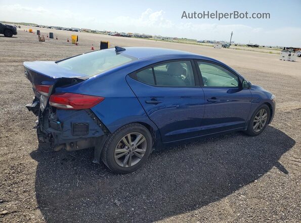 5NPD84LF6JH339609 2018 HYUNDAI ELANTRA Blue Задня права чверть