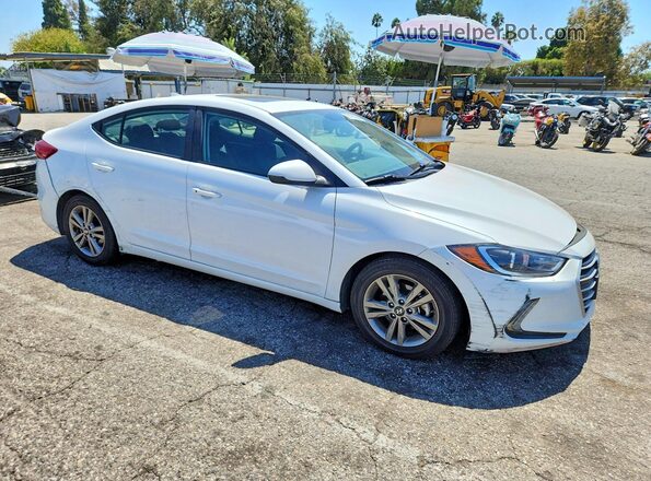 5NPD84LF6JH343871 2018 HYUNDAI ELANTRA White Հետևի տեսք