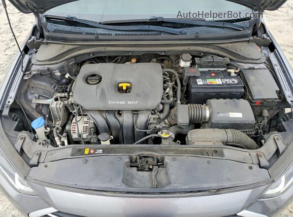 5NPD84LF6JH344745 2018 HYUNDAI ELANTRA Gray Rear interior view