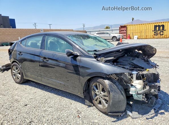 5NPD84LF6JH353901 2018 HYUNDAI ELANTRA Black Front right