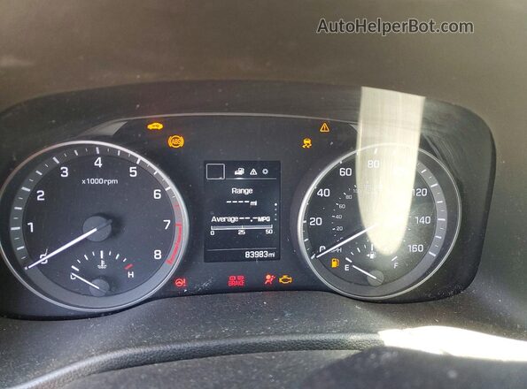 5NPD84LF6JH353901 2018 HYUNDAI ELANTRA Black Instrument cluster view