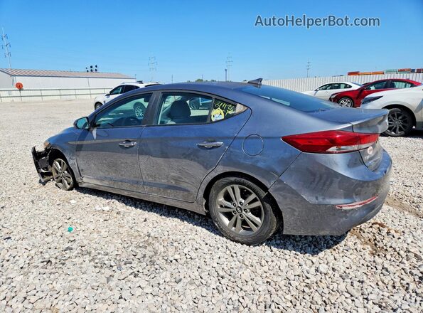 5NPD84LF6JH361142 2018 HYUNDAI ELANTRA Серый Задняя левая четверть