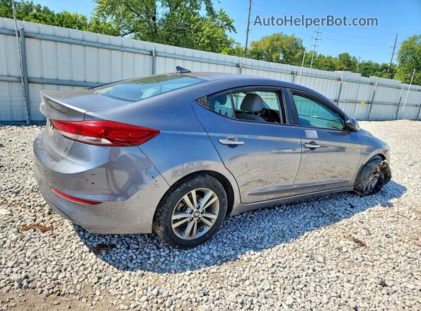 5NPD84LF6JH361142 2018 HYUNDAI ELANTRA Серый Задняя правая четверть