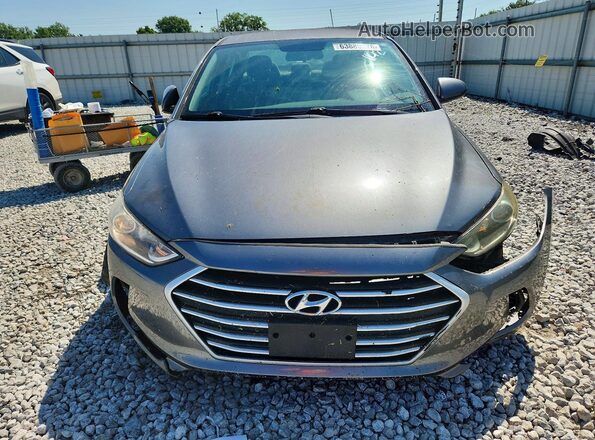 5NPD84LF6JH361142 2018 HYUNDAI ELANTRA Серый Вид спереди