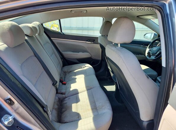 5NPD84LF6JH361142 2018 HYUNDAI ELANTRA Серый Вид задних сидений
