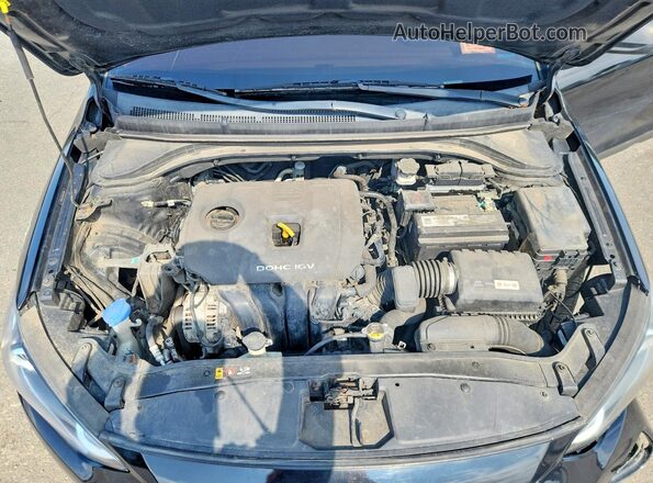 5NPD84LF6JH370598 2018 HYUNDAI ELANTRA Черный Вид задней части салона