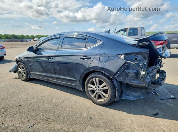 5NPD84LF6JH370598 2018 HYUNDAI ELANTRA Черный Задняя левая четверть