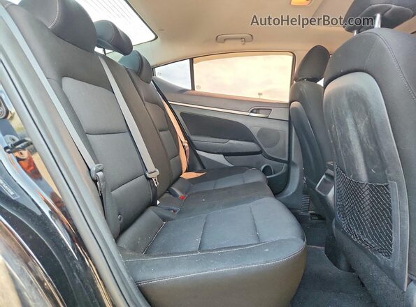 5NPD84LF6JH370598 2018 HYUNDAI ELANTRA Черный Вид задних сидений