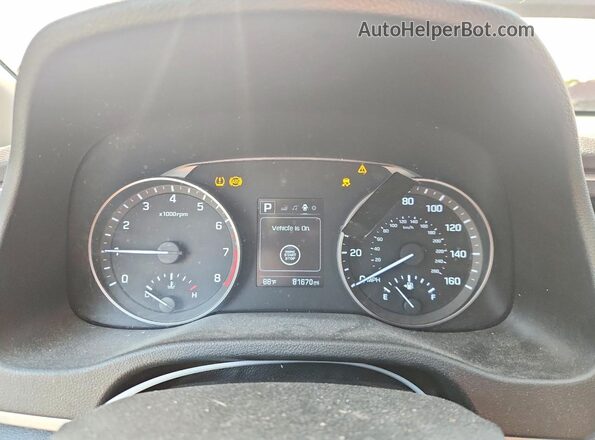 5NPD84LF6JH370598 2018 HYUNDAI ELANTRA Черный Вид щитка приборов