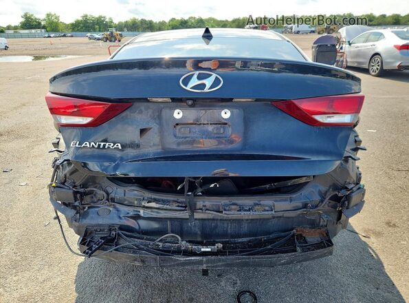 5NPD84LF6JH370598 2018 HYUNDAI ELANTRA Черный Вид сзади