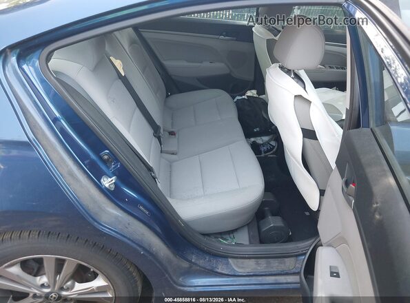 5NPD84LF6JH373064 2018 HYUNDAI ELANTRA Blue Вид наклейки з VIN-кодом
