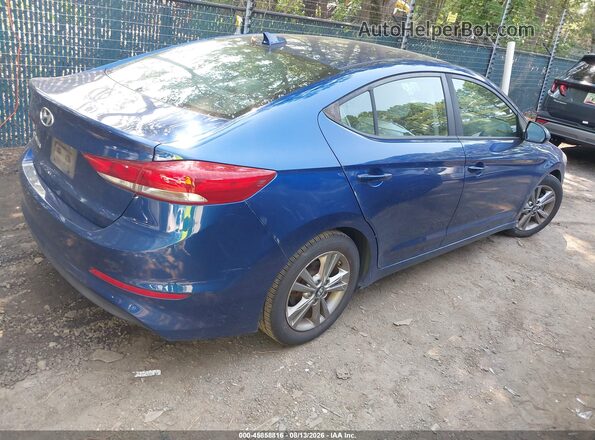 5NPD84LF6JH373064 2018 HYUNDAI ELANTRA Blue Задня права чверть
