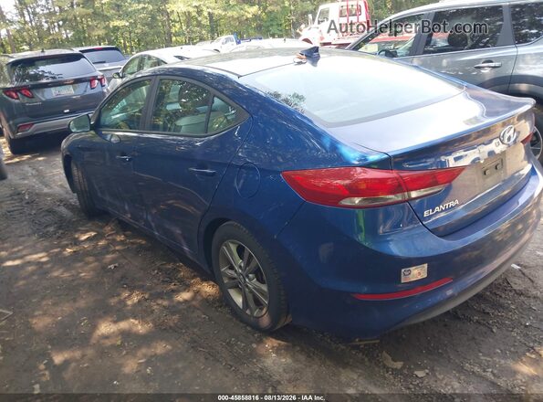 5NPD84LF6JH373064 2018 HYUNDAI ELANTRA Blue Задня ліва чверть