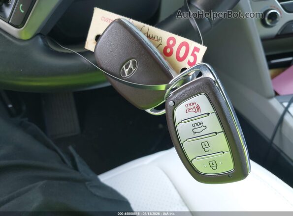 5NPD84LF6JH373064 2018 HYUNDAI ELANTRA Blue Вид панелі приладів
