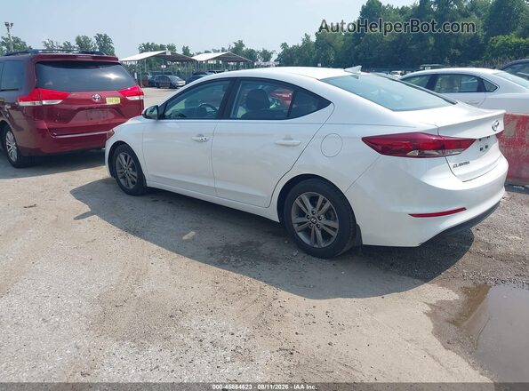 5NPD84LF6JH378717 2018 HYUNDAI ELANTRA White Հետևի ձախ