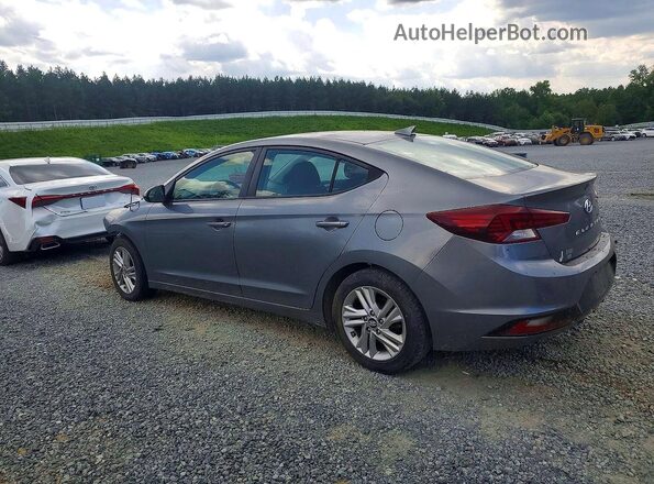 5NPD84LF6KH405142 2019 HYUNDAI ELANTRA Gray Trasero izquierdo