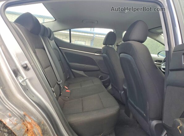 5NPD84LF6KH405142 2019 HYUNDAI ELANTRA Gray Vista de los asientos traseros
