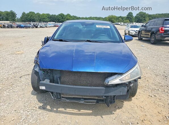 5NPD84LF6KH408963 2019 HYUNDAI ELANTRA Blue Vista frontal