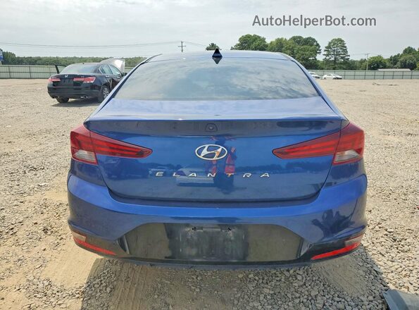 5NPD84LF6KH408963 2019 HYUNDAI ELANTRA Blue Vista trasera